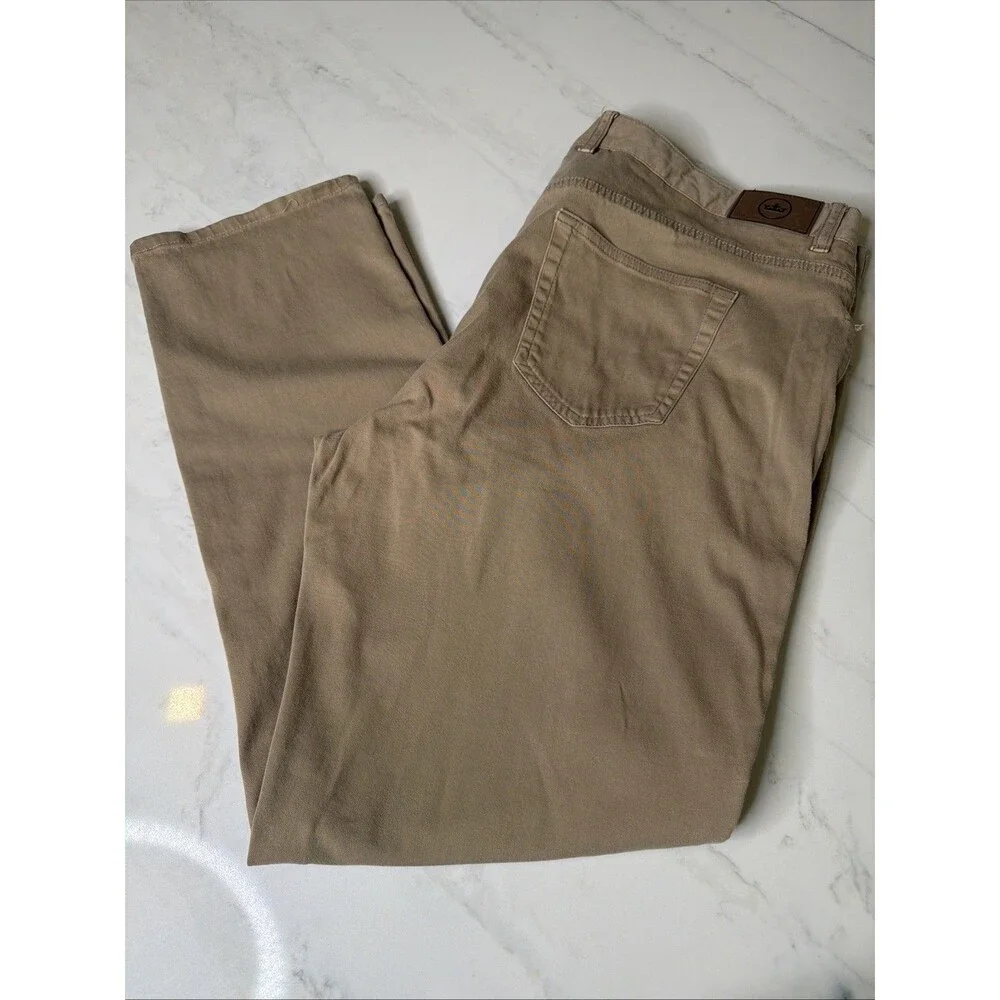 Peter Millar Ultimate Sateen 5-Pocket Pants 40 Old Money Golf Business Casual